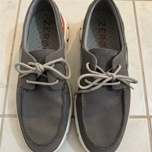 Cole Haan Men's Gray Boat Shoes